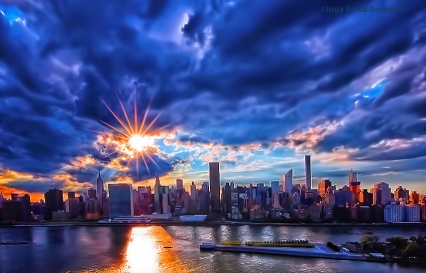 TP Lateday skies NYC 8 5 15