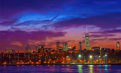 TP NYC sunset WTC 12 11 15